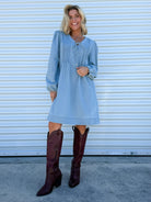 Big Influence Dress-230 DRESSES/JUMPSUITS/ROMPERS-ODDI-Heathered Boho Boutique, Women's Fashion and Accessories in Palmetto, FL