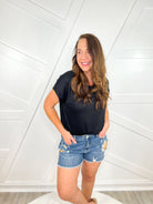 Go To Basic Top-110 SHORT SLEEVE TOP-SEW IN LOVE-Heathered Boho Boutique, Women's Fashion and Accessories in Palmetto, FL