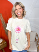 BCA Never Give Up Graphic Tee-130 Graphic Tees-Heathered Boho-Heathered Boho Boutique, Women's Fashion and Accessories in Palmetto, FL