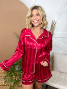Zen Zone Pajama Set-240 ACTIVEWEAR/SETS-SHE + SKY-Heathered Boho Boutique, Women's Fashion and Accessories in Palmetto, FL