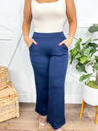 Resort Pants - Navy-150 PANTS-DEAR SCARLETT-Heathered Boho Boutique, Women's Fashion and Accessories in Palmetto, FL