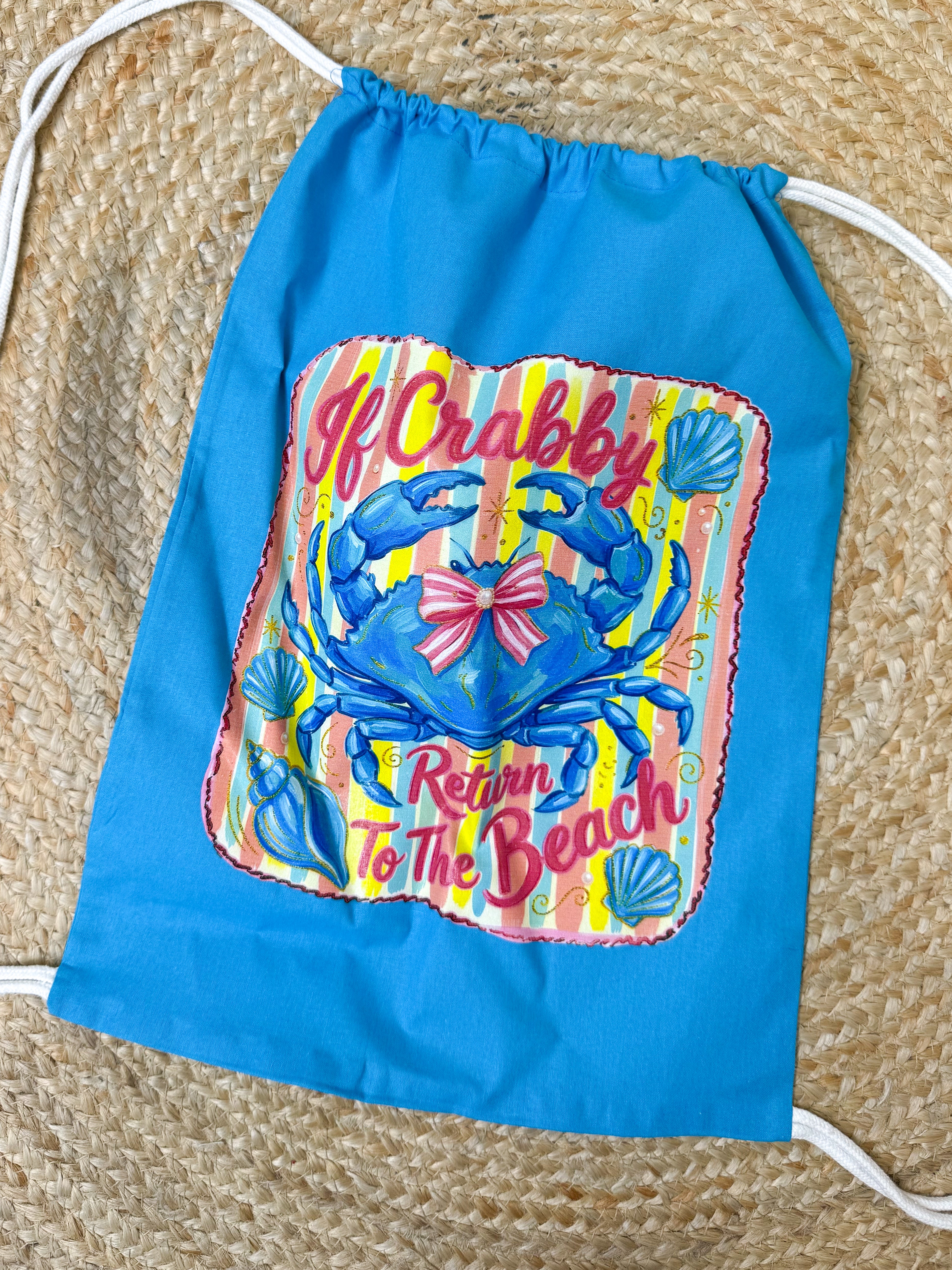 Crabby Bow Graphic Sport Bag-320 Bags-Heathered Boho-Heathered Boho Boutique, Women's Fashion and Accessories in Palmetto, FL