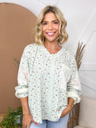 Meant to Be Yours Top-120 LONG SLEEVE TOPS-J.NNA-Heathered Boho Boutique, Women's Fashion and Accessories in Palmetto, FL