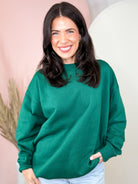 The Comfort Club Sweatshirt-125 SWEATER-ZENANA-Heathered Boho Boutique, Women's Fashion and Accessories in Palmetto, FL