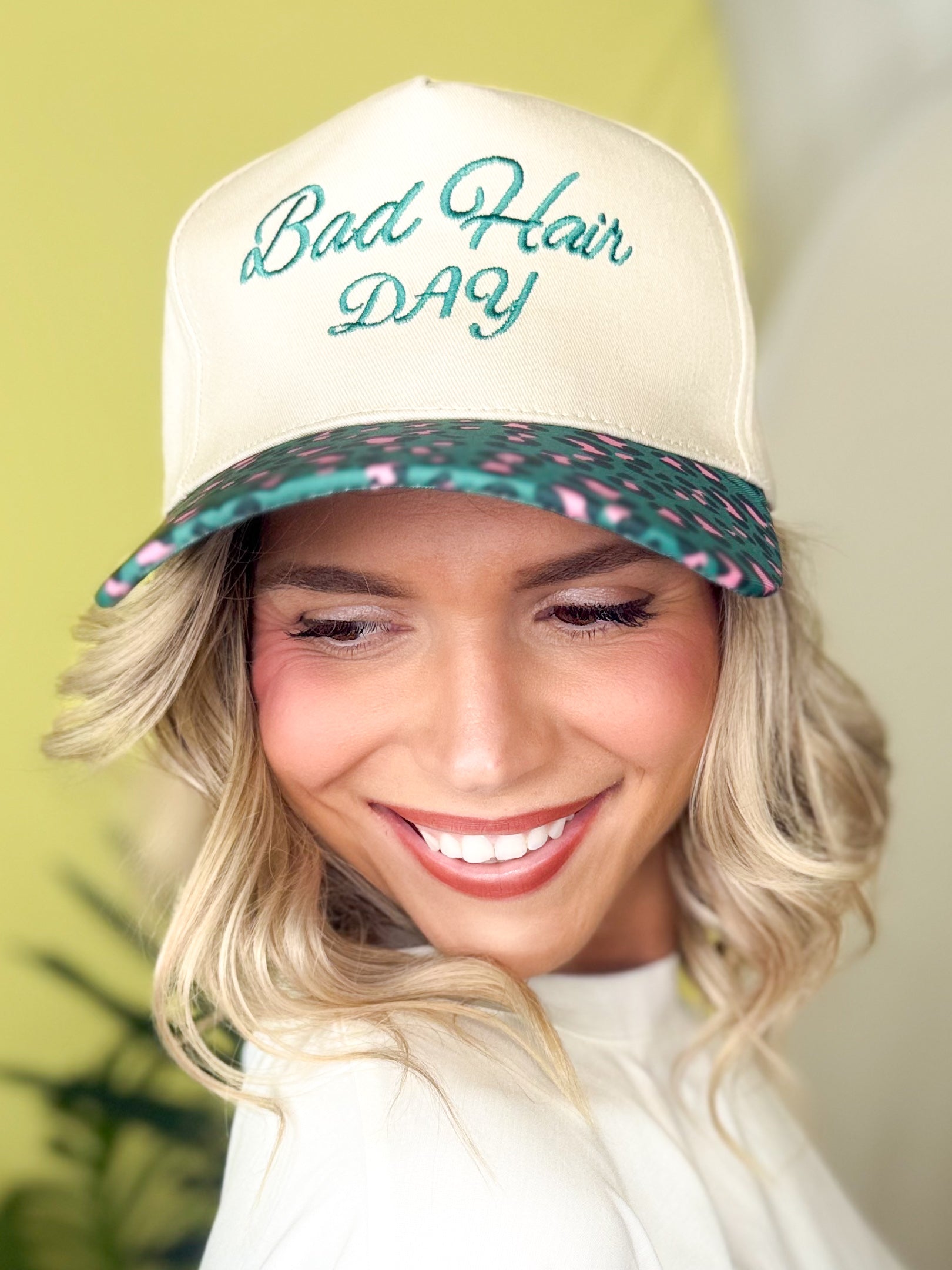 Bad Hair Day Hat-330 Headwear-Zenana-Heathered Boho Boutique, Women's Fashion and Accessories in Palmetto, FL