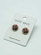 Baseball Earrings-310 Jewelry-Rough Sketch-Heathered Boho Boutique, Women's Fashion and Accessories in Palmetto, FL