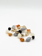 Irregular Metallic And Acrylic Beaded Bracelet Set-310 Jewelry-Fame Accessories-Heathered Boho Boutique, Women's Fashion and Accessories in Palmetto, FL