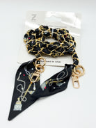 Silk Scarf Phone Holder Crossbody-340 Other Accessories-Queens Designs-Heathered Boho Boutique, Women's Fashion and Accessories in Palmetto, FL