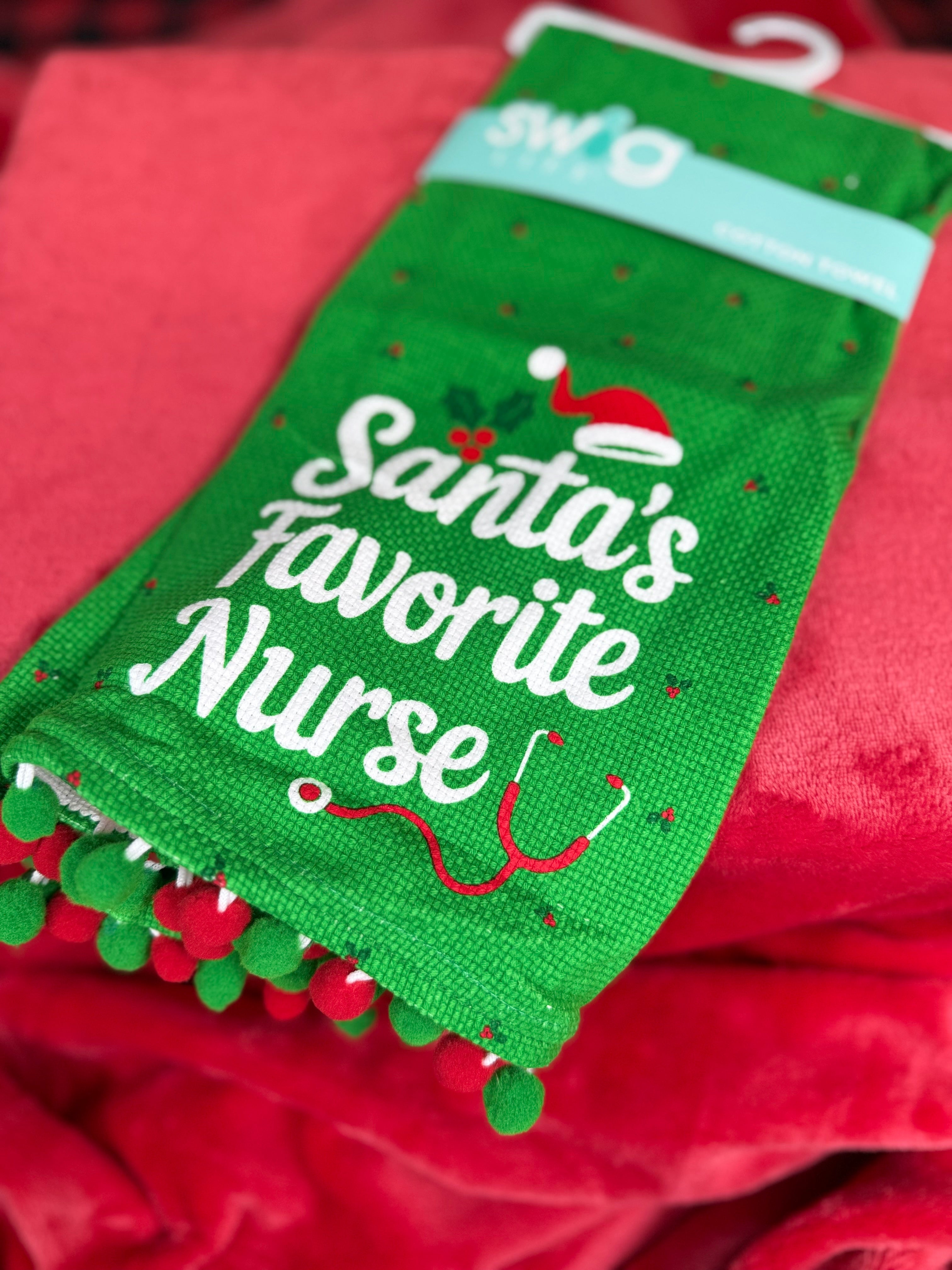 Santa's Favorite... Tea Towel by Swig-340 Other Accessories-Swig-Heathered Boho Boutique, Women's Fashion and Accessories in Palmetto, FL