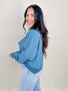 RESTOCK : Reversible In a Twist Top-120 Long Sleeve Tops-Pol-Heathered Boho Boutique, Women's Fashion and Accessories in Palmetto, FL