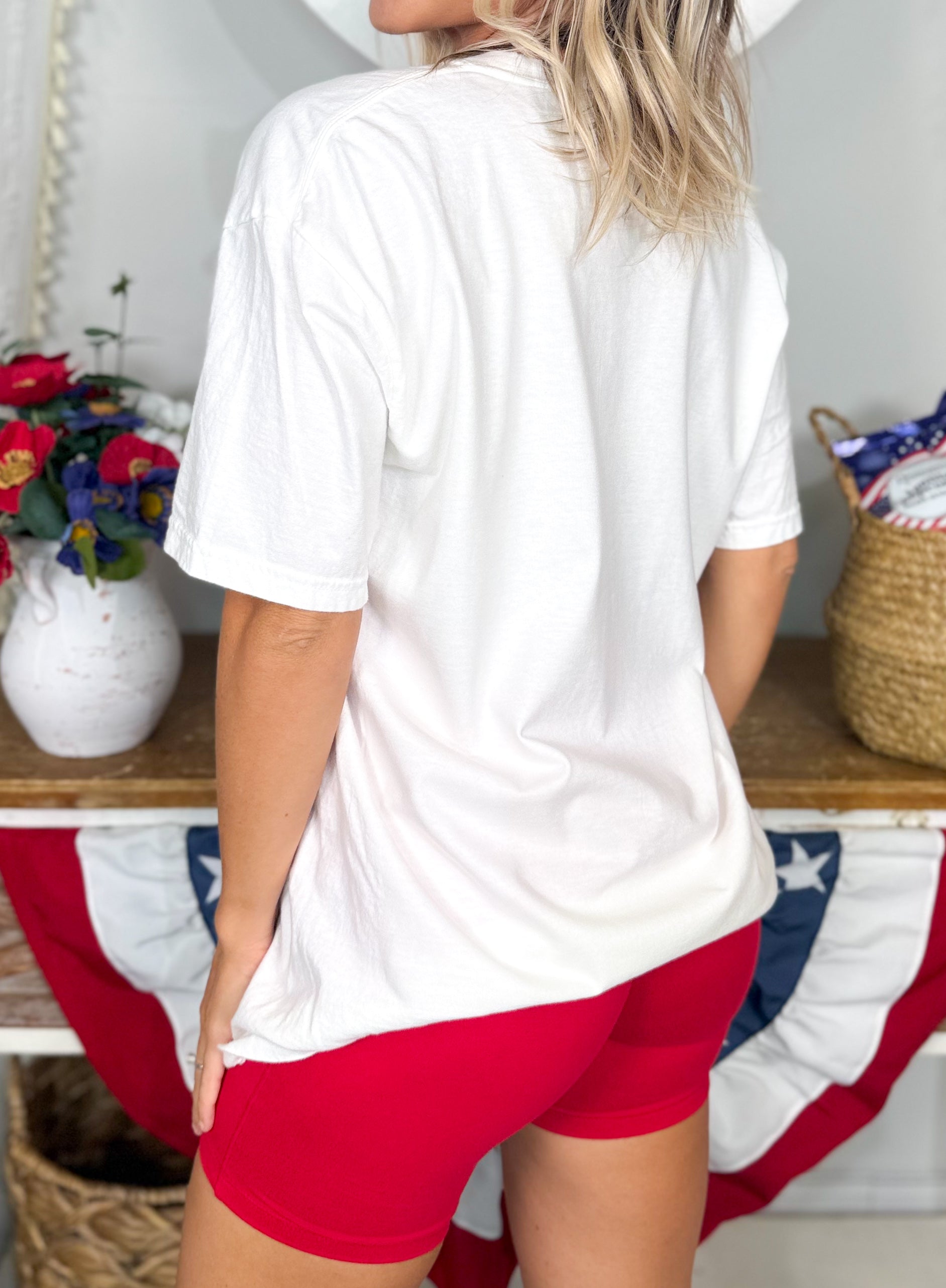 Retro Honor the Brave Graphic Tee-130 Graphic Tees-Heathered Boho-Heathered Boho Boutique, Women's Fashion and Accessories in Palmetto, FL
