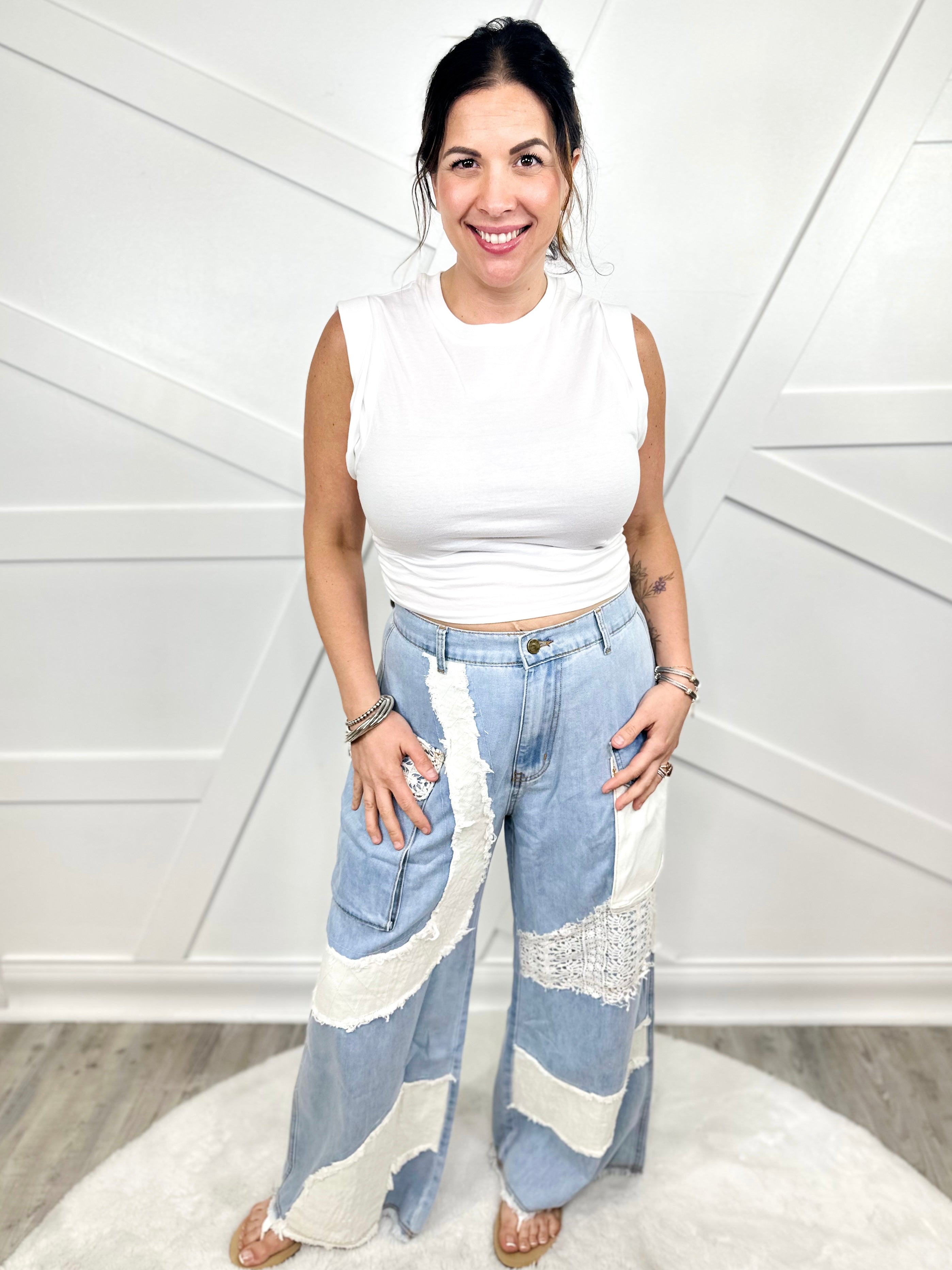 Meet Cute Pants-190 Jeans-Pol-Heathered Boho Boutique, Women's Fashion and Accessories in Palmetto, FL