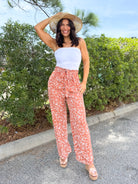 Desert Bloom Wide Leg Pants-150 PANTS-HEIMISH-Heathered Boho Boutique, Women's Fashion and Accessories in Palmetto, FL
