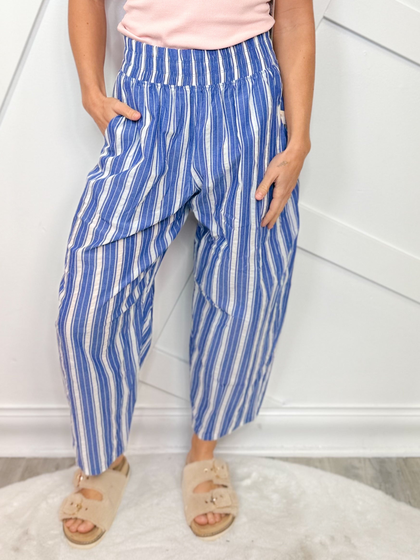 Coast to Coast Pants-150 PANTS-ODDI-Heathered Boho Boutique, Women's Fashion and Accessories in Palmetto, FL
