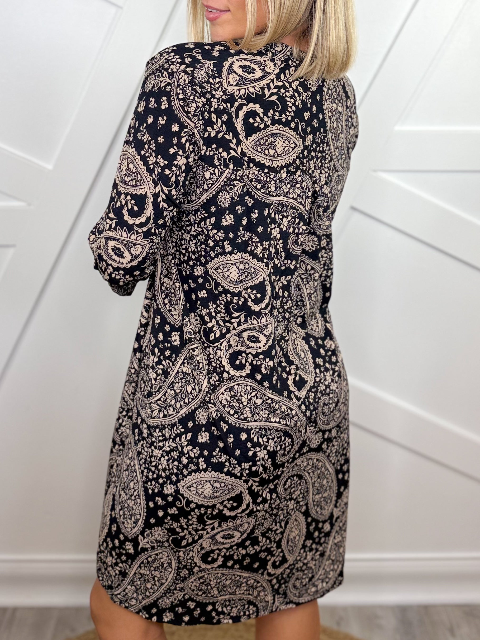 Time Again Dress-230 DRESSES/JUMPSUITS/ROMPERS-DEAR SCARLETT-Heathered Boho Boutique, Women's Fashion and Accessories in Palmetto, FL