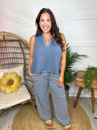 Sail Away Pants-150 PANTS-TRES BIEN-Heathered Boho Boutique, Women's Fashion and Accessories in Palmetto, FL