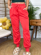 Heart Breaker Jogger Pants-150 PANTS-Blakeley-Heathered Boho Boutique, Women's Fashion and Accessories in Palmetto, FL