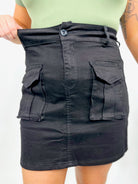 Carly Cargo Skirt-170 Skort/ Skirt-Blakeley-Heathered Boho Boutique, Women's Fashion and Accessories in Palmetto, FL