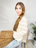 RESTOCK : Lacy Lady Mesh Top-120 Long Sleeve Tops-White Birch-Heathered Boho Boutique, Women's Fashion and Accessories in Palmetto, FL