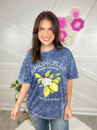 Limoncello Graphic Tee-130 Graphic Tees-Cris Cris-Heathered Boho Boutique, Women's Fashion and Accessories in Palmetto, FL