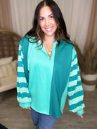 Great Outlook Hoodie-210 Hoodies-Bibi-Heathered Boho Boutique, Women's Fashion and Accessories in Palmetto, FL