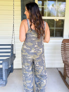 Restock: Ricki Camo Jumpsuit-230 DRESSES/JUMPSUITS/ROMPERS-Blakeley-Heathered Boho Boutique, Women's Fashion and Accessories in Palmetto, FL