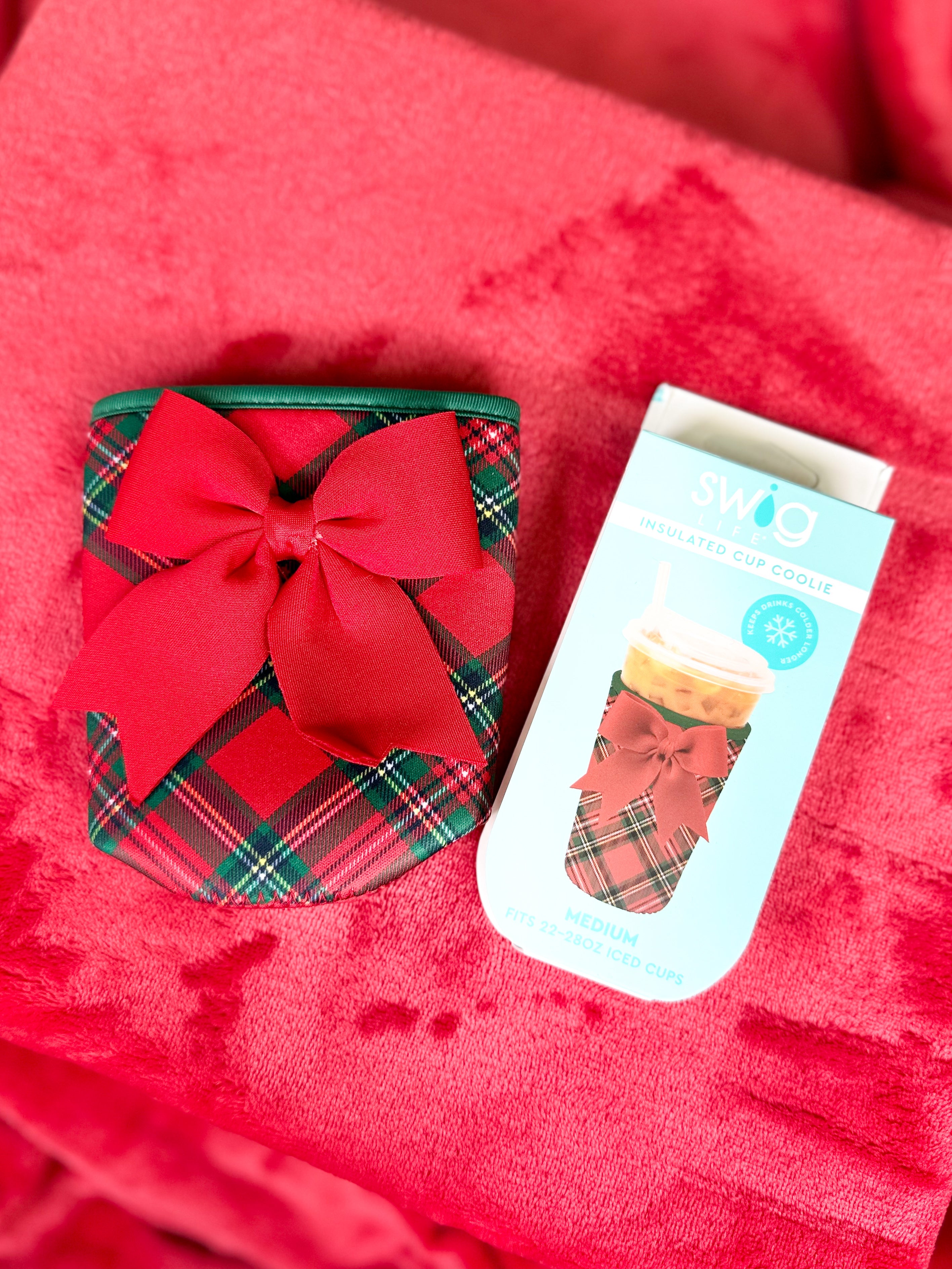 Christmas Plaid Swig-340 Other Accessories-Swig-Heathered Boho Boutique, Women's Fashion and Accessories in Palmetto, FL