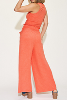 Basic Bae Full Size Ribbed Tank and Wide Leg Pants Set-Sets-Trendsi-Heathered Boho Boutique, Women's Fashion and Accessories in Palmetto, FL