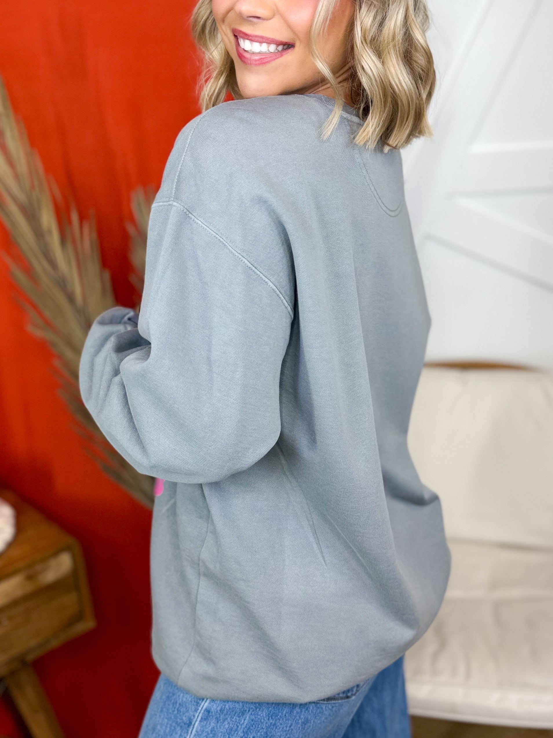 Pumpkins for Lumpkins Graphic Sweatshirt-130 Graphic Tees-Heathered Boho-Heathered Boho Boutique, Women's Fashion and Accessories in Palmetto, FL