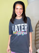 Later Gator Floral Graphic Tee-130 Graphic Tees-Heathered Boho-Heathered Boho Boutique, Women's Fashion and Accessories in Palmetto, FL