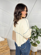 On Repeat Long Sleeve Top-120 Long Sleeve Tops-Pol-Heathered Boho Boutique, Women's Fashion and Accessories in Palmetto, FL