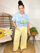 Fresh From Sicily Lemon Tee-110 SHORT SLEEVE TOP-GEEGEE-Heathered Boho Boutique, Women's Fashion and Accessories in Palmetto, FL