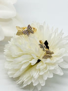 Butterfly Kiss Huggies-310 Jewelry-Joseph Anthony NY, Inc-Heathered Boho Boutique, Women's Fashion and Accessories in Palmetto, FL