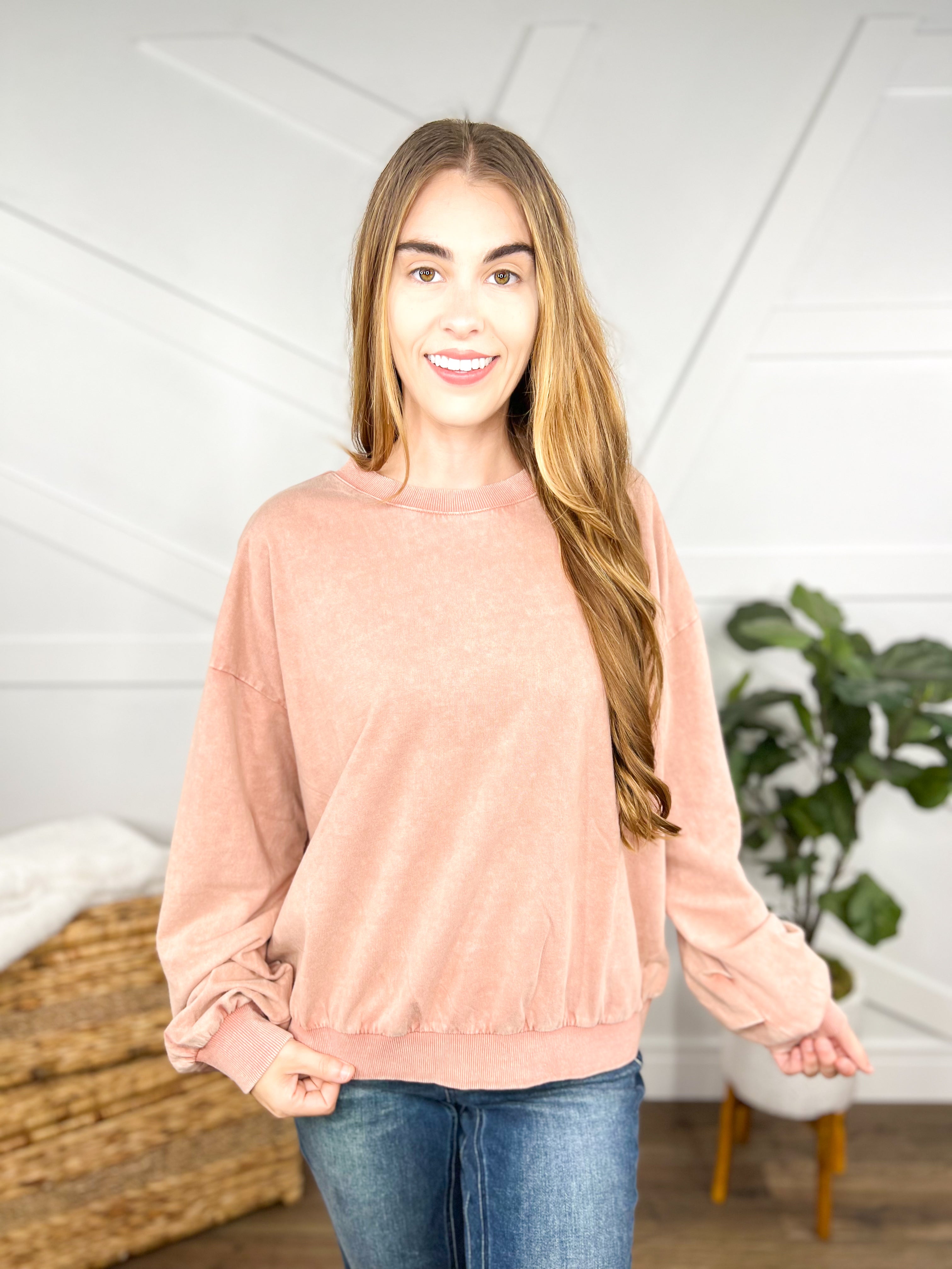 Come and Get It Pullover-400 Takeover/Pre-Order-Easel-Heathered Boho Boutique, Women's Fashion and Accessories in Palmetto, FL