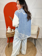 Restock: Take Me Downtown Shacket-200 JACKETS/SHACKETS-POL-Heathered Boho Boutique, Women's Fashion and Accessories in Palmetto, FL