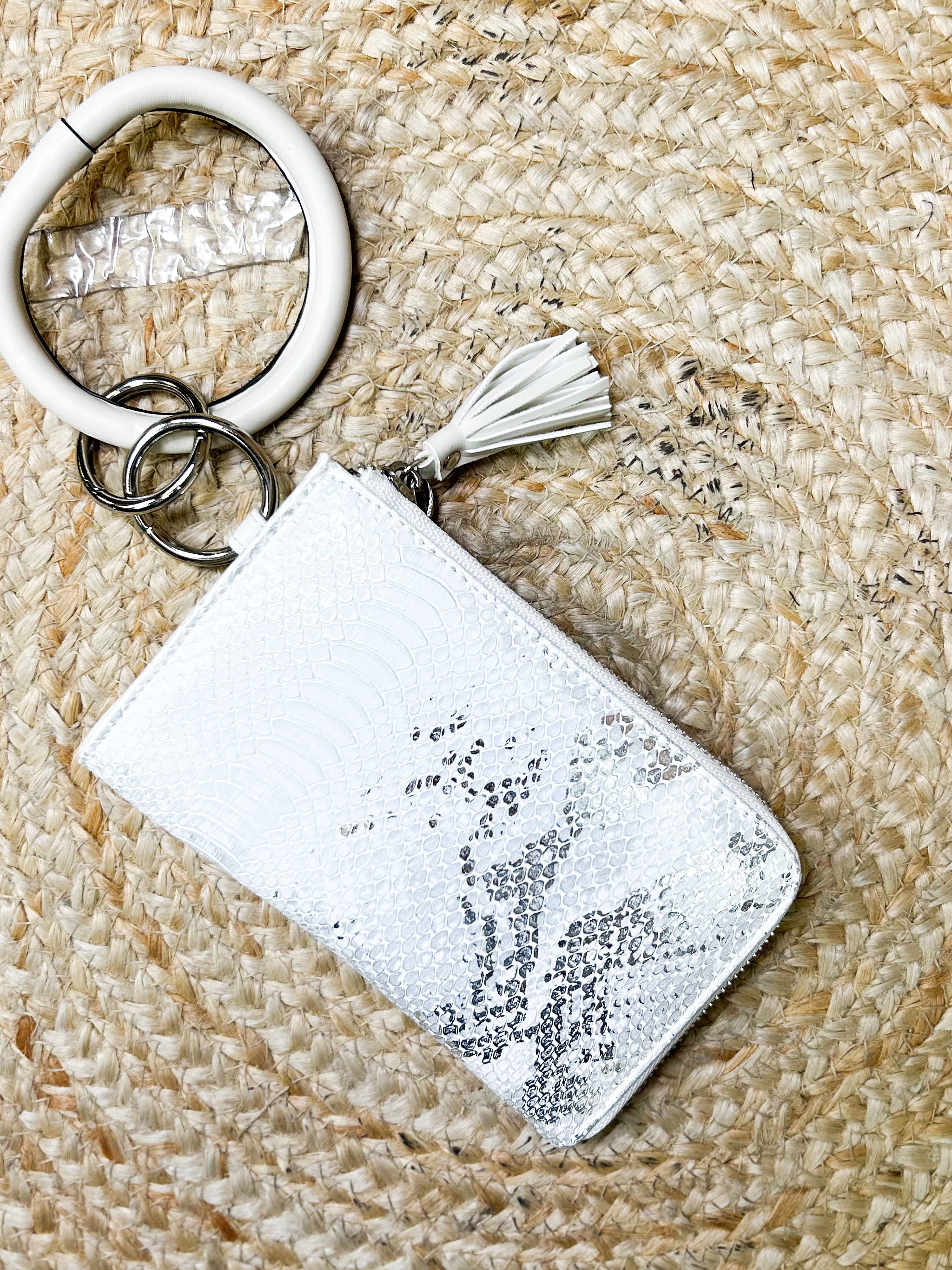Liv Snake Bangle Wristlet/Wallet-320 Bags-Jen & Co.-Heathered Boho Boutique, Women's Fashion and Accessories in Palmetto, FL