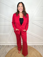 Gala Pants - Red-150 PANTS-DEAR SCARLETT-Heathered Boho Boutique, Women's Fashion and Accessories in Palmetto, FL