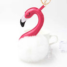 Plush Flamingo Bag Charms-340 Other Accessories-Heathered Boho-Heathered Boho Boutique, Women's Fashion and Accessories in Palmetto, FL