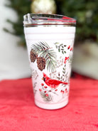 Winter Cardinals Swig-340 Other Accessories-Swig-Heathered Boho Boutique, Women's Fashion and Accessories in Palmetto, FL