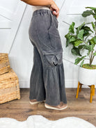 Effortless Cargo Pants-150 PANTS-Heyson-Heathered Boho Boutique, Women's Fashion and Accessories in Palmetto, FL