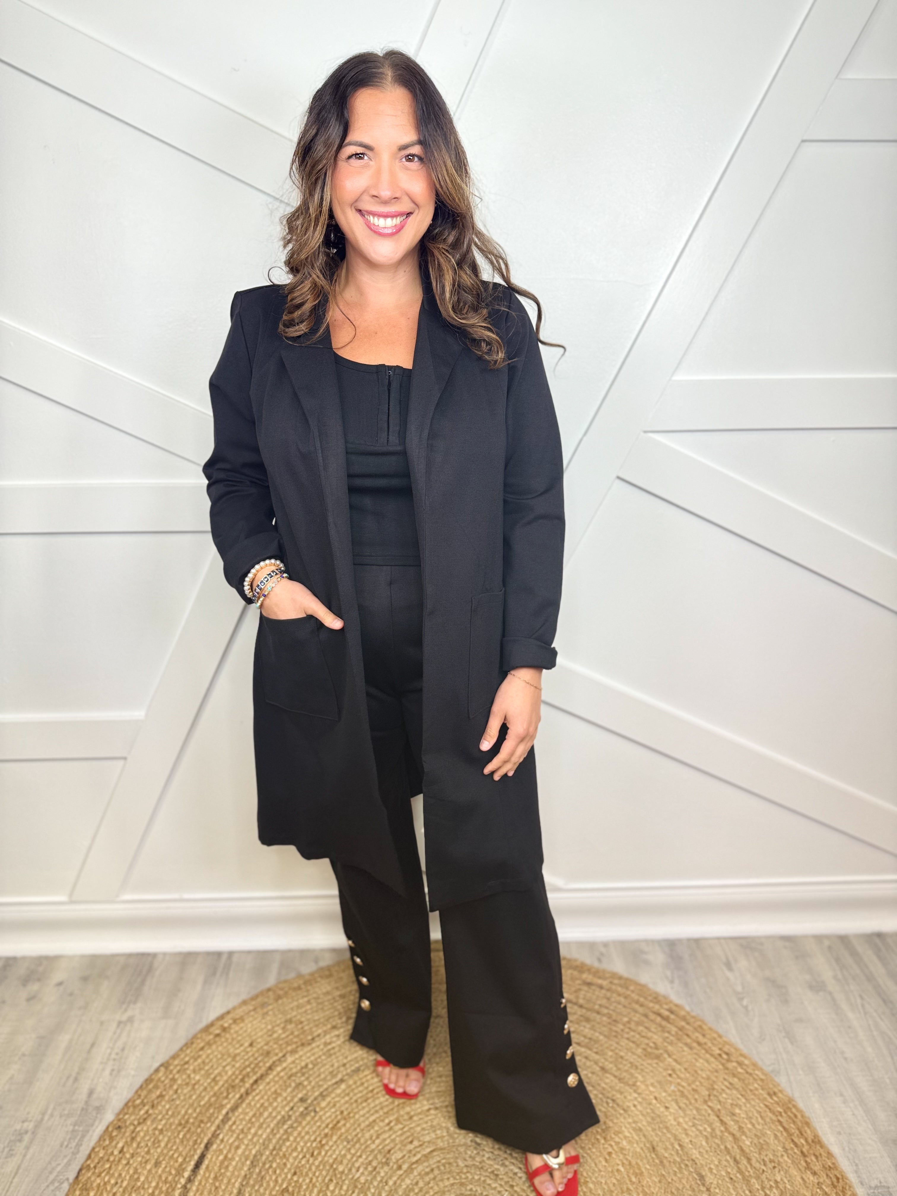 Charming Encounter Jacket-200 JACKETS/SHACKETS-DEAR SCARLETT-Heathered Boho Boutique, Women's Fashion and Accessories in Palmetto, FL