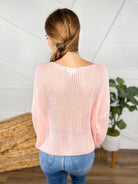 Blushing Bloom Sweater-125 Sweater-Adora-Heathered Boho Boutique, Women's Fashion and Accessories in Palmetto, FL