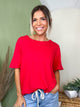 Better Than Your Boyfriend's Tee-110 SHORT SLEEVE TOP-ZENANA-Heathered Boho Boutique, Women's Fashion and Accessories in Palmetto, FL
