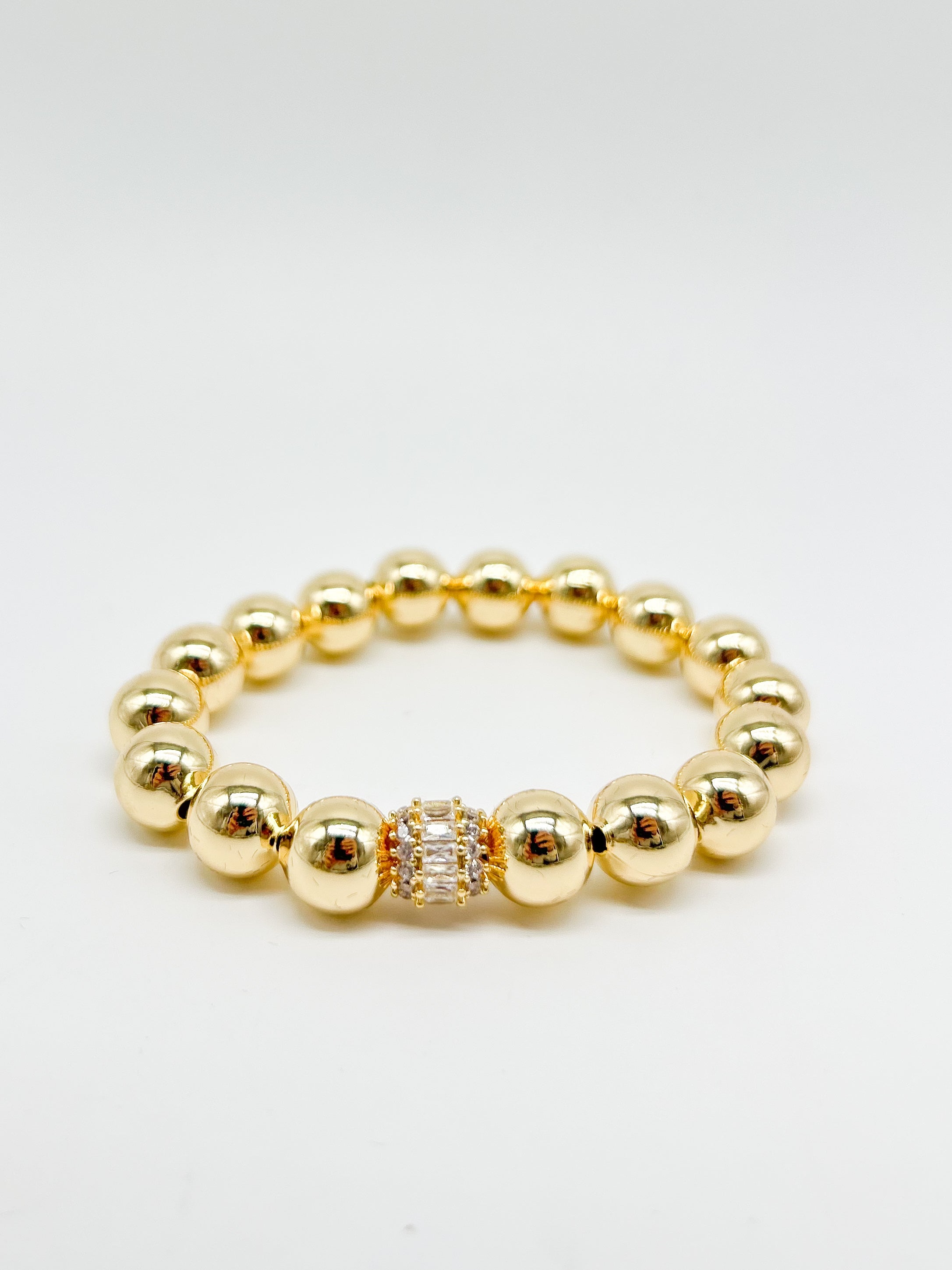 10mm Stretch Ball CZ Bracelet-310 Jewelry-JOSEPH ANTHONY NY, INC.-Heathered Boho Boutique, Women's Fashion and Accessories in Palmetto, FL