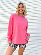 BLACK FRIDAY: Side Hustle Biker Shorts-160 SHORTS-JESS LEA-Heathered Boho Boutique, Women's Fashion and Accessories in Palmetto, FL