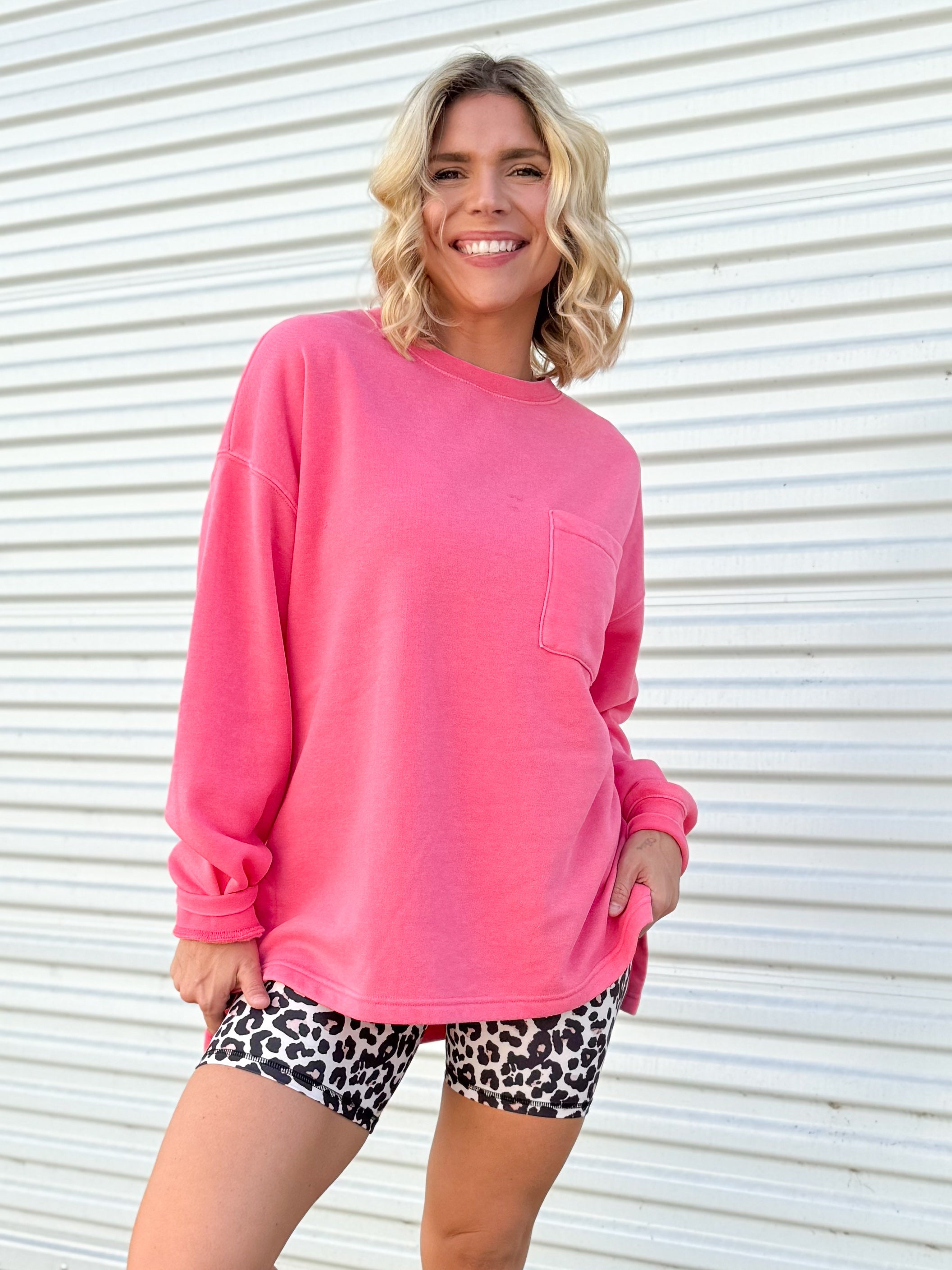 BLACK FRIDAY: Side Hustle Biker Shorts-160 SHORTS-JESS LEA-Heathered Boho Boutique, Women's Fashion and Accessories in Palmetto, FL