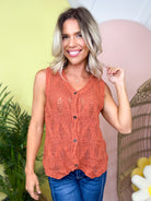 Coastal Crochet Vest-220 CARDIGANS KIMONOS-POL-Heathered Boho Boutique, Women's Fashion and Accessories in Palmetto, FL