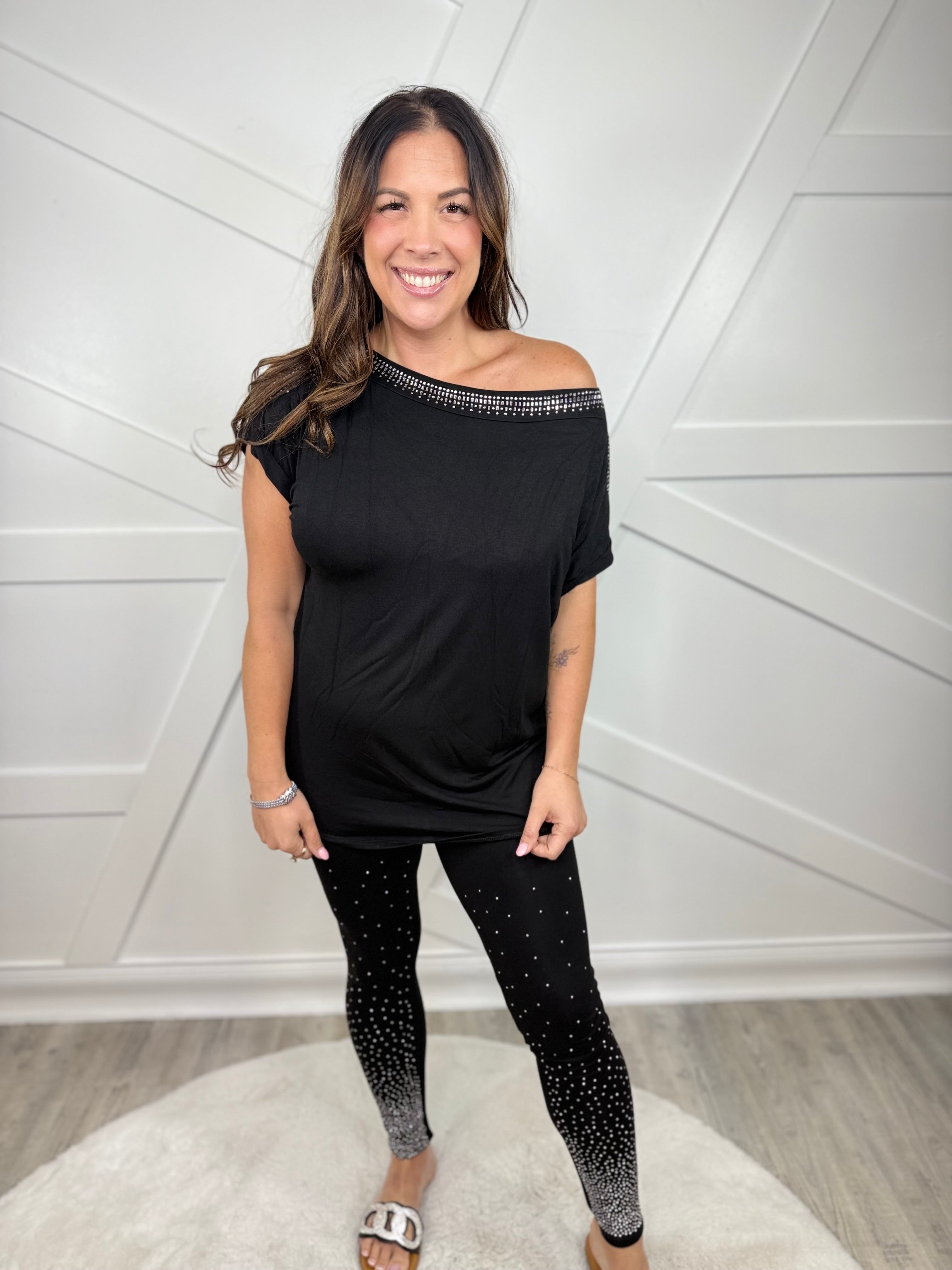 Fortune Top-110 Short Sleeve Top-VOCAL-Heathered Boho Boutique, Women's Fashion and Accessories in Palmetto, FL