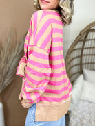 The First Signs of Fall Top-120 LONG SLEEVE TOPS-ODDI-Heathered Boho Boutique, Women's Fashion and Accessories in Palmetto, FL
