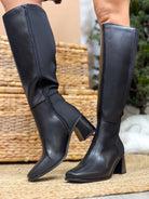 Dahlia Boots - Black-350 SHOES-Fortune Dynamic-Heathered Boho Boutique, Women's Fashion and Accessories in Palmetto, FL